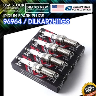 4x bujías de iridio originales MGT para Nissan Armada 2017-2020 NV2500 INFINITI Foto 1 de 4