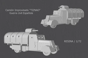 Kit maqueta para montar y pintar - Vehículo militar . Camión Tiznao - 1/72 - Imagen 1 de 1