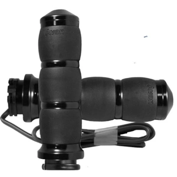 Empuñaduras térmicas de aire Avon Velvet para TBW negras Harley Davidson Road Glide Foto 1 de 1