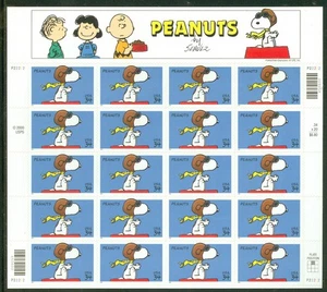 US 3507 Peanuts by Schulz, Complete Sheet/20, Plt # P22222, Mint NH - Picture 1 of 1