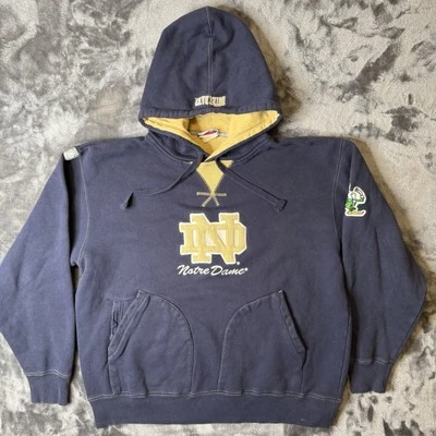 VINTAGE Michigan Wolverines Sweatshirt XL Mens Blue Yellow Sweatshirt Majestic - Image 1 of 4