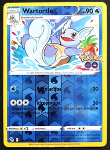 Wartortle 016/078 Reverse Holo Karte in Deutsch Pokemon GO - Bild 1 von 2