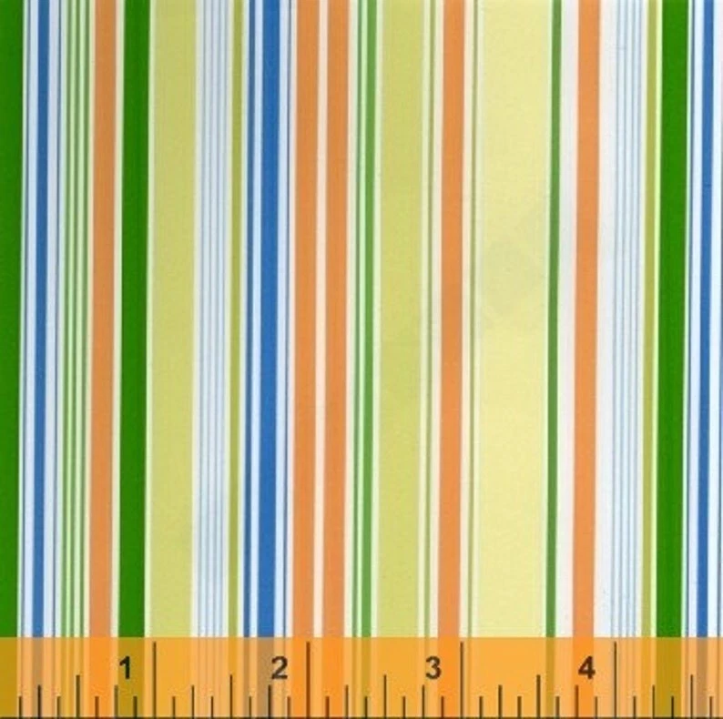 Allison Jane Smith - Traffic Jam Collection, Stripe in Yellow Mix (EOB 9x44") - Image 1 of 1