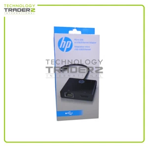 K1V16AA HP Micro USB to USB/Ethernet Adapter ***New Bulk*** - Picture 1 of 1