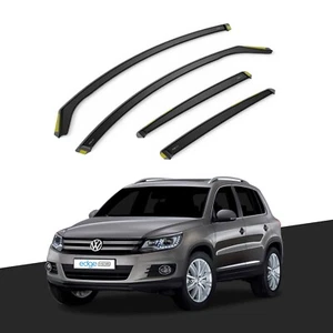 VW Tiguan MK1 2008-2016 5 Door SUV Wind Deflectors 4pc Tinted - Picture 1 of 10