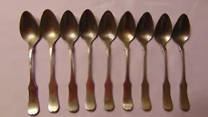 9 OXFORD HALL STAINLESS JAPAN TEASPOONS "OXH59" NICE!! - Picture 1 of 3