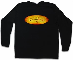 VU VOLUME UNITS METER I LANGARM T-SHIRT Velvet Decibel Music Bass Retro - Picture 1 of 1