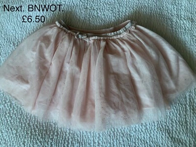 Next Girls Pink Tutu Tulle Skirt. BNWOT Age 12-18m - Image 1 of 2