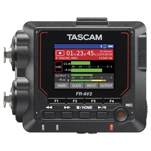 Grabadora de audio Tascam FR-AV2 2 canales grabadora de campo - Imagen 1 de 9