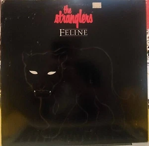 THE STRANGLERS LP FELINE EPIC JJ BURNEL HUGH CORNWELL JET BLACK PROMO 1983 - Picture 1 of 2