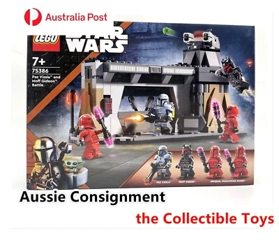 LEGO Star Wars Paz Vizsla™ and Moff Gideon Battle 75386 Brand New & Sealed - Image 1 of 4