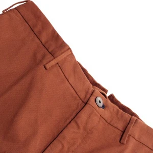 Incotex NWT Chinos / Casual Pants Size 52 (36 US) In Solid Orange Cotton Blend - Picture 1 of 17