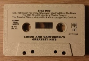 SIMON AND GARFUNKELS Greatest Hits Vintage Cassette Tape 1972 TAPE ONLY No Case - Picture 1 of 2
