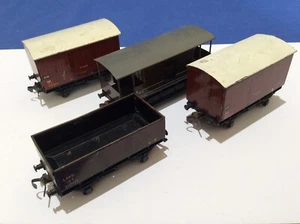 Hornby Meccano Tin Plate Railway Wagons Unboxed - Picture 1 of 3