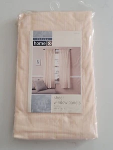 2005 Target Casual Home Packung mit zwei transparenten Fensterscheiben - 104" x 63" - Neu Neu in Verpackung - Bild 1 von 20