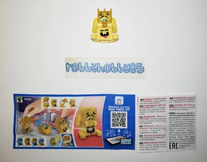 DV404 Personaje Amarillo + Bpz Kinder Merendero Joy Italia 2020 Doble Cara - Picture 1 of 1