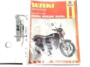 manual de taller para SUZUKI GS 1000 1977 usado 110908 - Imagen 1 de 4