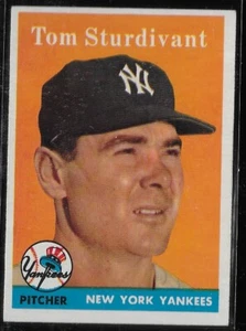 1958 Topps Baseball Tom Sturdivant #127!  Geringer Versand für mehrere Artikel! - Bild 1 von 2