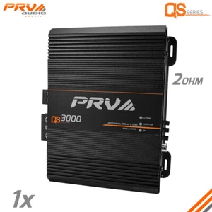 PRV Audio QS3000 2 Ohm 3000 Watt Full Range Digital Kompakt 3k Auto Verstärker - Bild 1 von 8