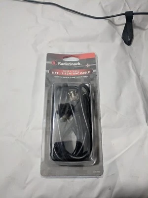 Radio Shack RG-59 75ohm 6 Foot BNC Cable BRAND NEW - Image 1 of 2