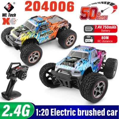 WLTOYS RC Car 2.4G 1:20 Off Road High Speed Remote Control Car RTR Crawler Truck - Image 1 of 4