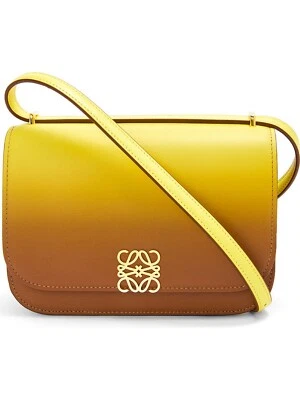 (NO CUSTOMS TAX) LOEWE Goya small yellow orange degrade leather shoulder bag NWT - Image 1 of 4