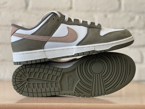 Nike Dunk Low Retro Premium Medium verde canapa oliva FQ8250 200 uomo taglia 13 nuove
