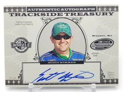 2008 Wheels American Thunder SCOTT WIMMER Trackside Treasury Auto NASCAR #SW - Image 1 of 4