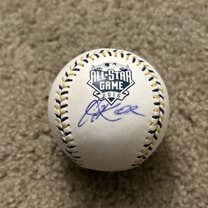 Corey Kluber AUTO Signed 2016 All Star Game Baseball Winning Pitcher Indians ASG - Picture 1 of 3