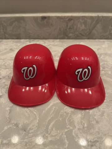 Vintage Ice Cream Mini Helmet Baseball Washington Nationals. Rawlings. Red Cover
