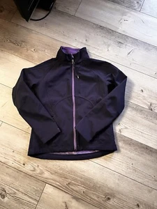 Double Diamond Activewear Jacket Navy Faux Fur Lining Size Small - Picture 1 of 4
