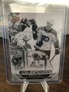 2024-25 Upper Deck Extended Series - UD Canvas - C330 Morgan Frost Black & White - Picture 1 of 1