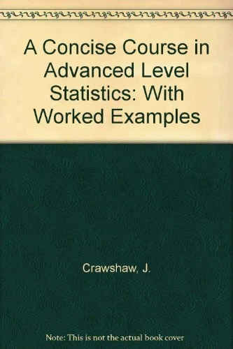 A Concise Course in Advanced Level Statistics: With... by Chambers, J. Paperback Foto 1 de 2