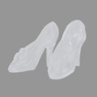  6 Pcs Pretend Role Shoes Transparent Mini Slipper High Heel Clear