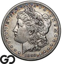 1892-S Morgan Silver Dollar Silver Coin, Scarce Choice XF Key Date