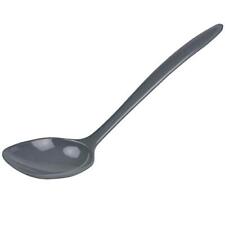 Gourmac Hutzler 12 Inch Melamine Spoon, Steel Gray