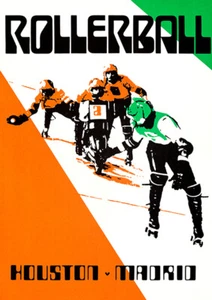 Houston vs Madrid - Rollerball - 1975 - Match Event Poster - Picture 1 of 1