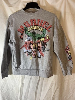 Sudadera Marvel Comics Juniors - Estilo Slver Edad Múltiples Fotos de Héroes Foto 1 de 4
