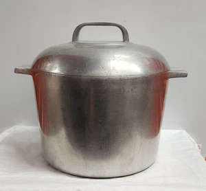 Vintage Wagner Ware Sidney O Magnalite 4738-P ( 8 Qt ) Stock Pot with Lid - Picture 1 of 9