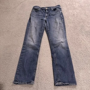 Mother Jeans Womens 28 Blue Denim The Mid Rise Dazzler Ankle Stretch Womens - Picture 1 of 9