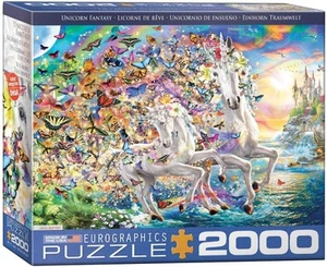 (EG82205551) - Eurographics Puzzle 2000 Pc - Unicorn Fantasy - Picture 1 of 1