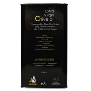 Melissakis Organic Greek Crete Extra Virgin Olive Oil 3lt - Picture 1 of 1