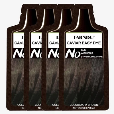 Dark Brown Hair Dye for Women Men, Ammonia Free, PPD Free, 100% Gray Hair Cov - Изображение 1 из 4