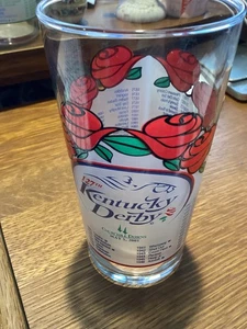 2001 CHURCHILL DOWNS KENTUCKY DERBY GLAS OFFIZIELLES ARAMARK - Bild 1 von 2