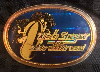 475507 - Pacifica MFG 1978 Bob Seger & The Silver Bullet Band Belt Buckle - Image 1 of 4