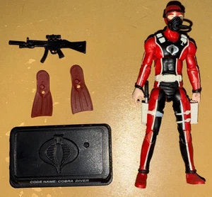 GI JOE 25TH ANNIVERSARY STYLE 2008 UNDERWATER TROOPER COBRA DIVER - Picture 1 of 3