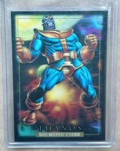 2024 Skybox Marvel Masterpieces ‘92 Platinum #83 THANOS 🔥 Lenticular 3D - Picture 1 of 2