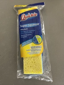 Quickie Clean Squeeze Ricarica Mocio Doppia Spugna Tipo S per Mop 045 NOS 2015 - Foto 1 di 8