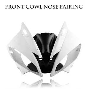 For Yamaha YZF R6 2006 2007 White Motor Upper Front Nose Fairing Cowl ABS - Picture 1 of 6