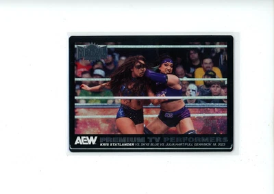 2025 Skybox Metal Universe AEW Kris Statlander #PTP-1 Premium TV Performers READ - Image 1 of 2
